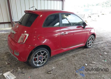 2012 Fiat 500 Sport из США, поврежденный, VIN 3C3CFFBR9CT190421